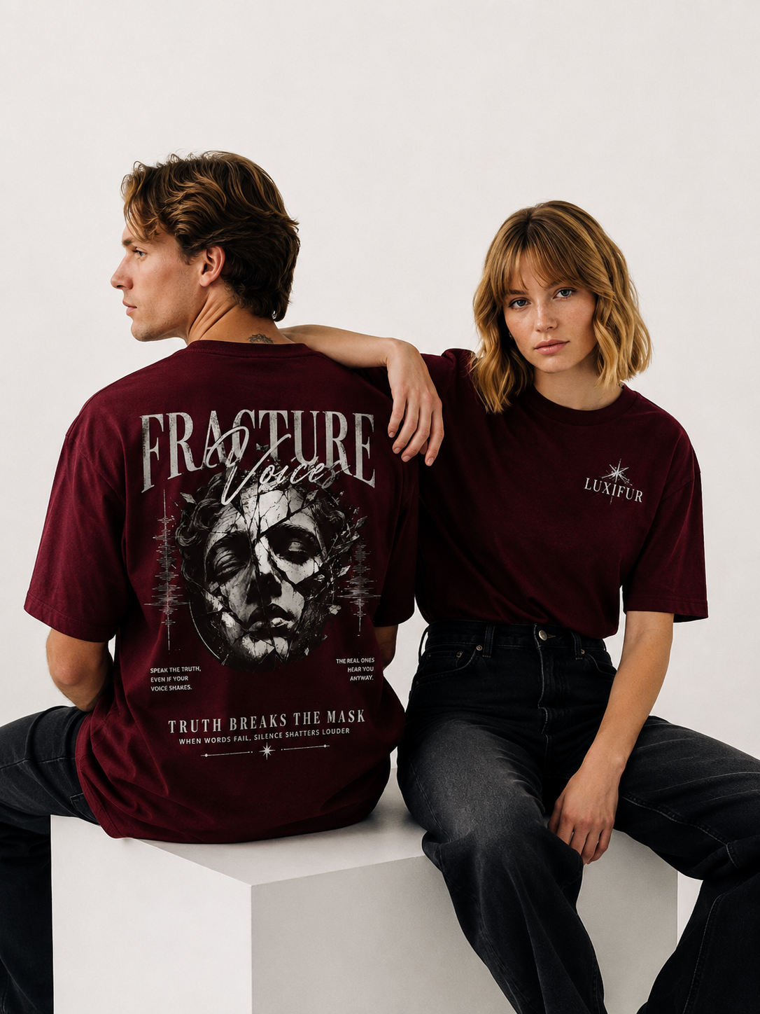 Luxifur – Fracture Voices Oversized T-Shirt