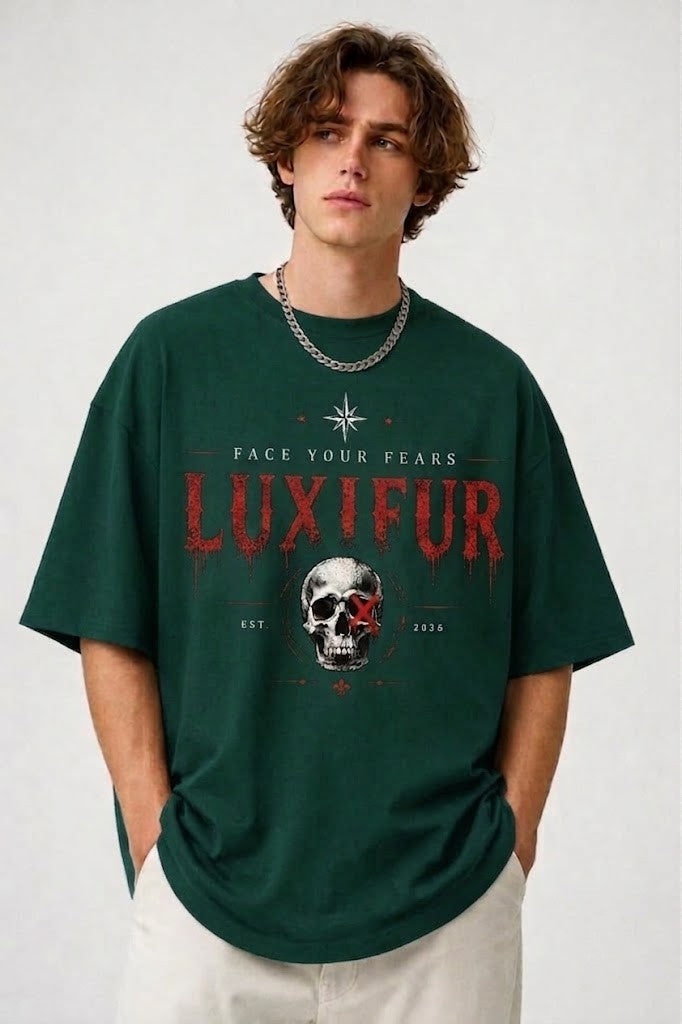 Luxifur – Face Your Fears Oversized T-Shirt