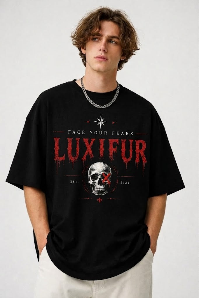 Luxifur – Face Your Fears Oversized T-Shirt