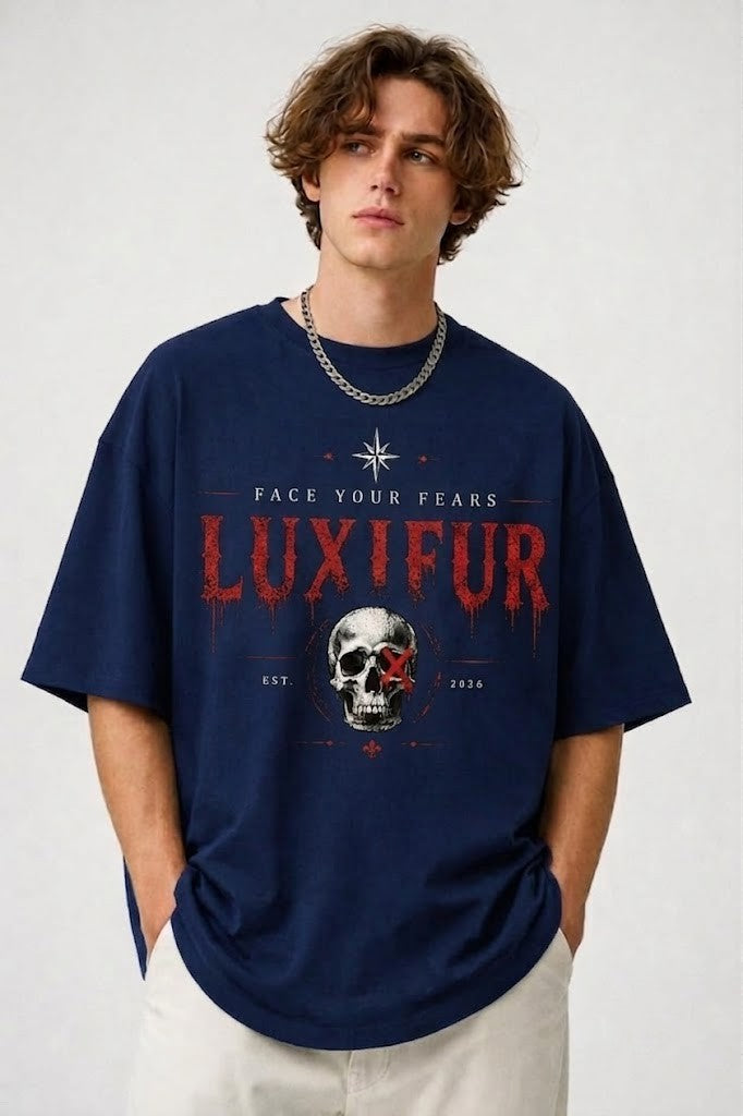 Luxifur – Face Your Fears Oversized T-Shirt