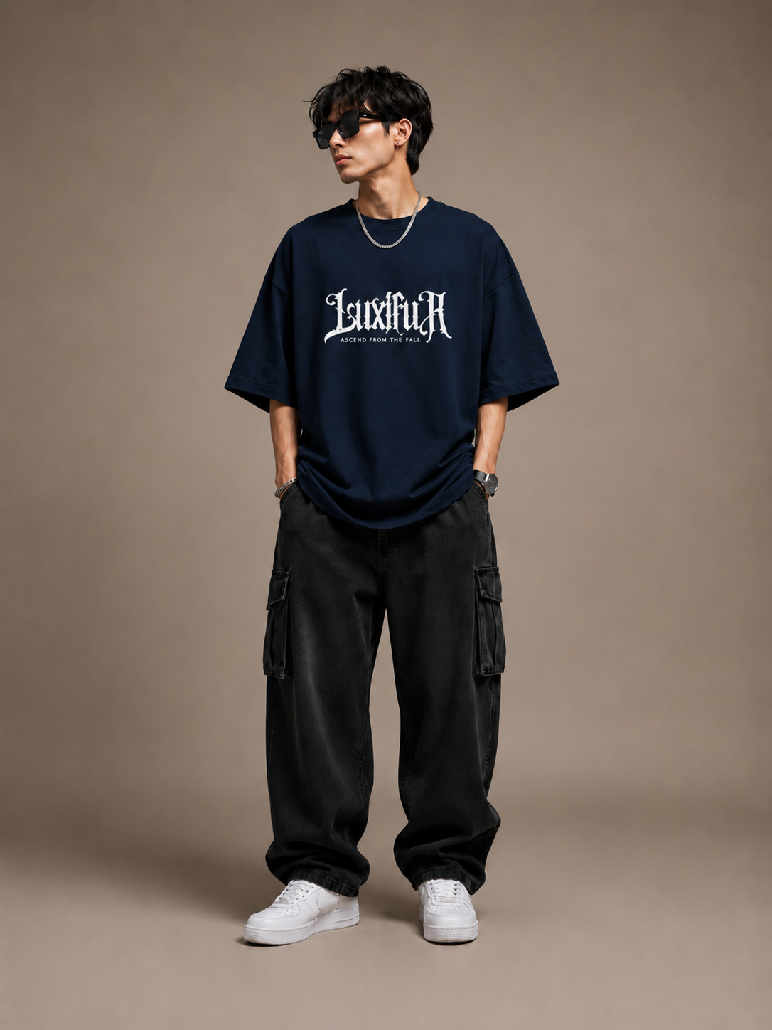 Luxifur – Tribal Premium Oversized T-Shirt