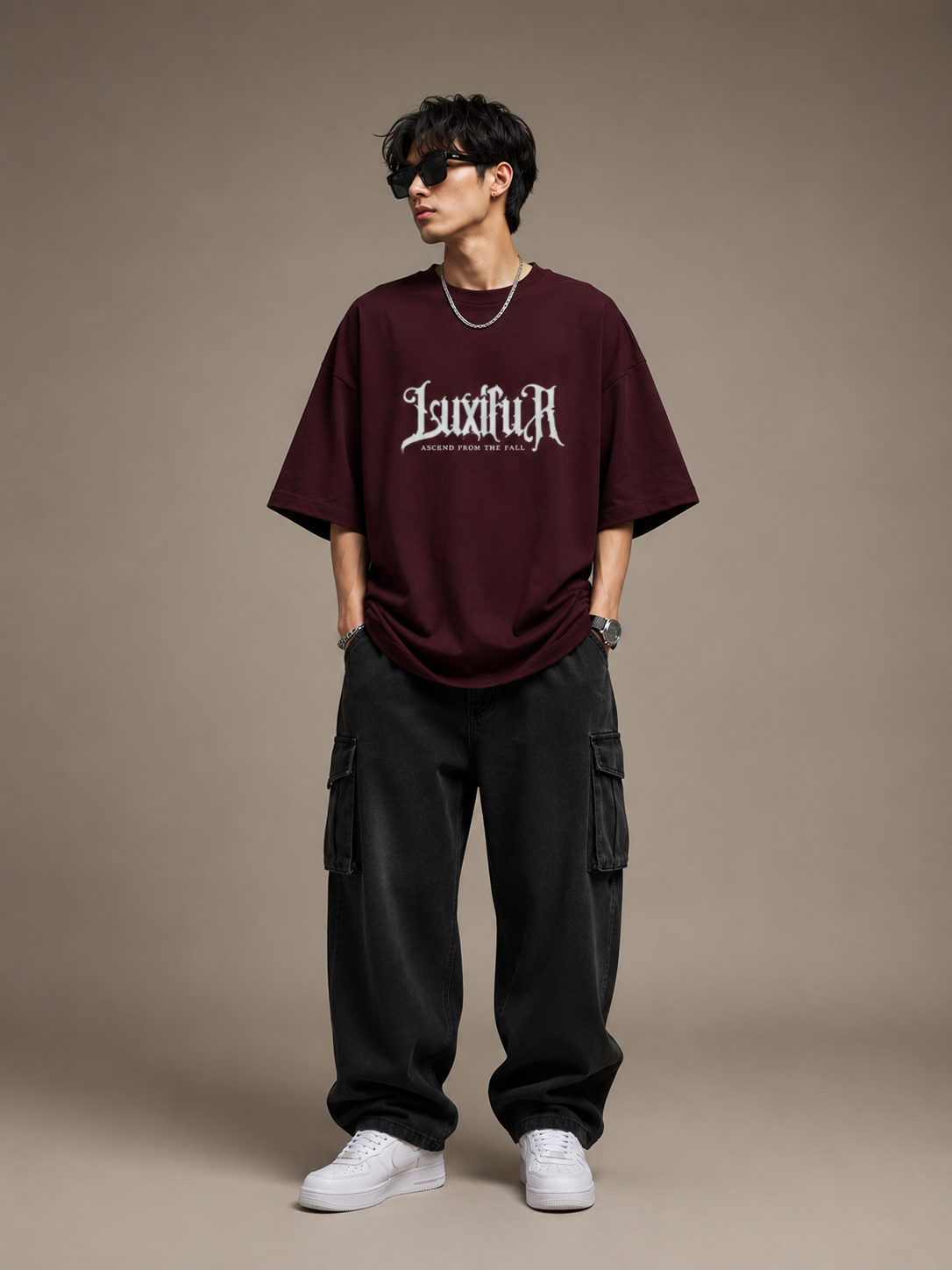 Luxifur – Tribal Premium Oversized T-Shirt